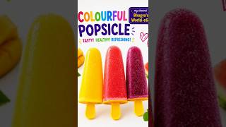No Artificial Colours! Natural Fruit Popsicles 🌈 | Bhagya's World-e6n #shorts#bidar#ytviral#cooking