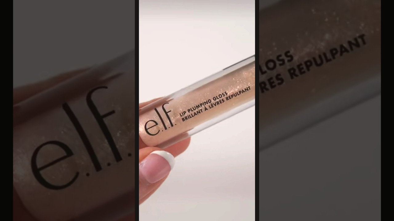 Elf Lip Plumping Gloss in shade Pink Sugar | best plumping gloss | lip gloss |glitter lips 