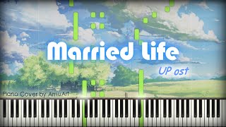 Up OST - Married Life Piano Ver.│Healing & Soft Anime OST Piano Cover & Tutorial screenshot 2