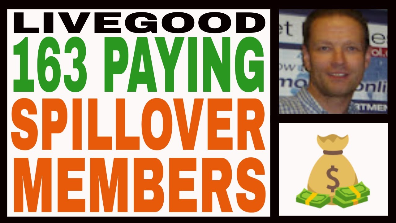 LiveGood Review - 163 Spillover Paying Members - Proof - (LiveGood Independant Affiliate)