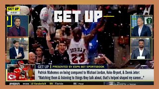 Details GET UP | Patrick Mahomes this generations Michael Jordan or Derek Jeter GOAT debate Guide