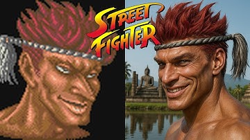 Street Fighter I en la Vida Real con IA 🔥¡Todos los Luchadores Reimaginados!
