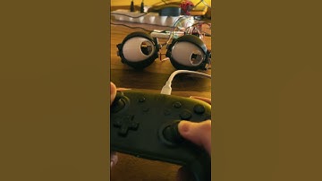 WIP FNAF Animatronic eyes moving with Controller #fnaf #fivenightsatfreddys #freddy #animatronics