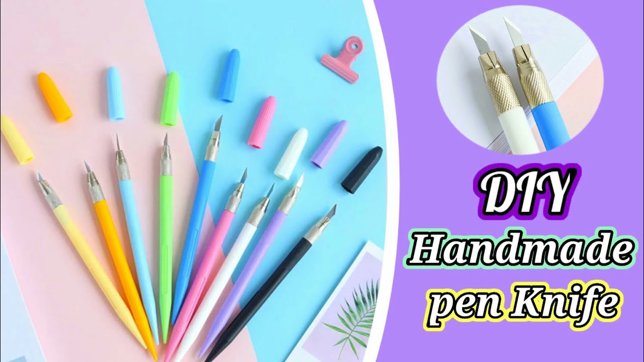 DIY Paper pen Knife at home / Cardboard & paper Cutter / DIY paper Cutter /  Handmade paper Cutter 