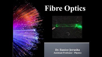 Fibre Optics - Principle, Propagation & Classification