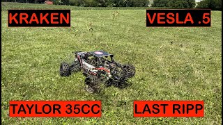 KRAKEN VESLA .5—LAST RIPP OF THE 35CC TAYLOR REED ENGINE!!!