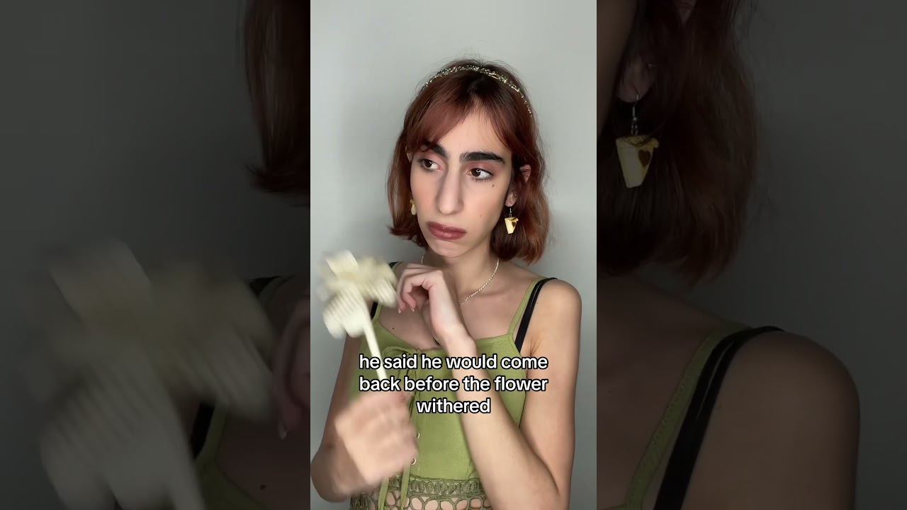 POV: the flower is from a book paper 