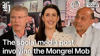 'Cuddling up to the gangs': The social media post involving the Mongrel Mob | Ryan Bridge TODAY
