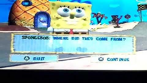 Spongebob Squarepants Battle For Bikini Bottom ( PS2 ) Walkthrough Part 1 ( BETTER VERSION )
