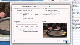Export Quicktime to Small email Quicktime