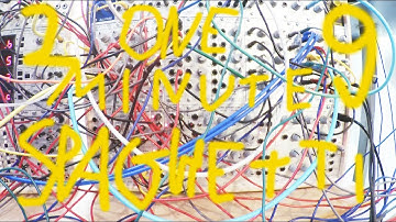 One minute spaghetti 29 - self generative eurorack modular synthesizer patch