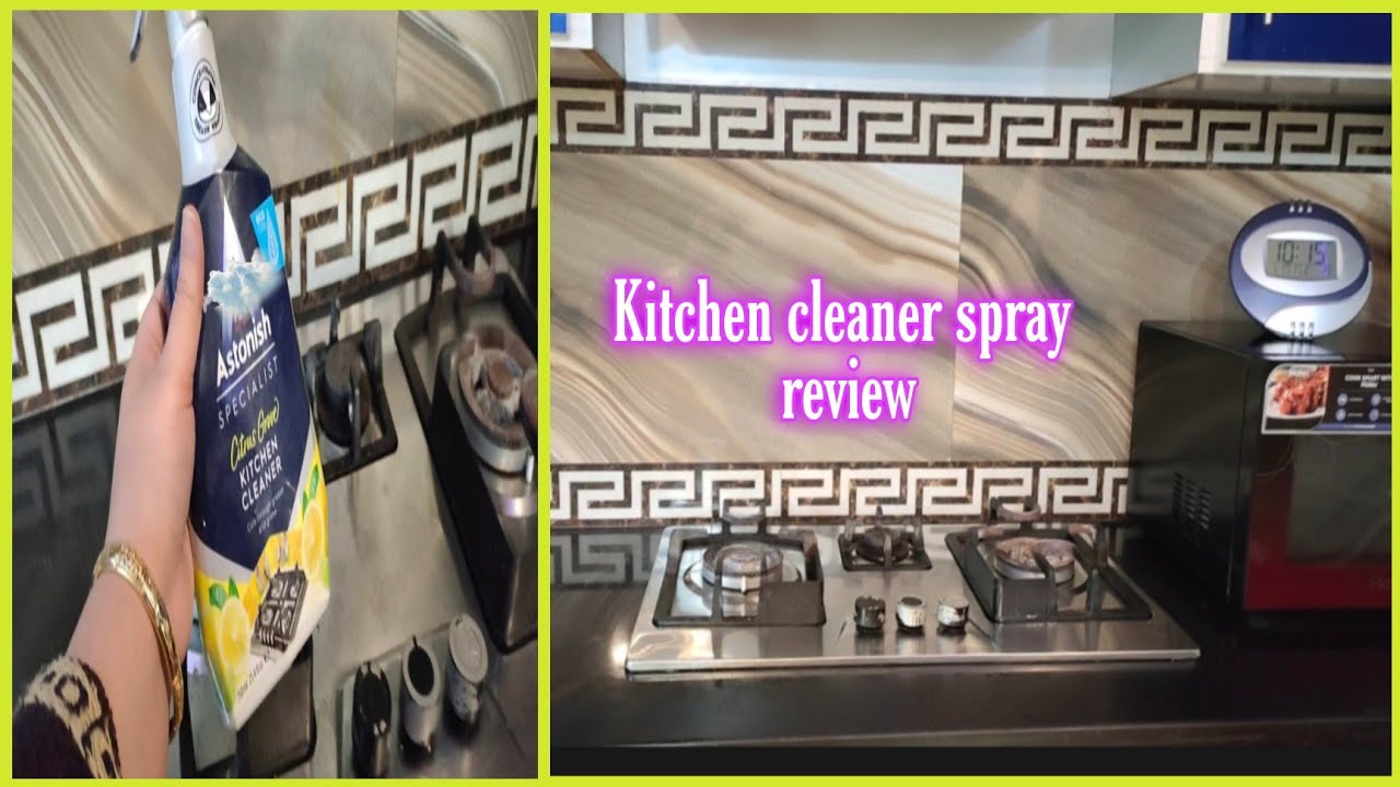 Stove Cleaning Video Kitchen Cleaner Spray Review Video YouTube