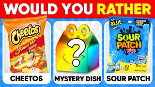 Would You Rather...? MYSTERY Dish Edition 🍔🍟🍭 Junk Food Edition 2026
