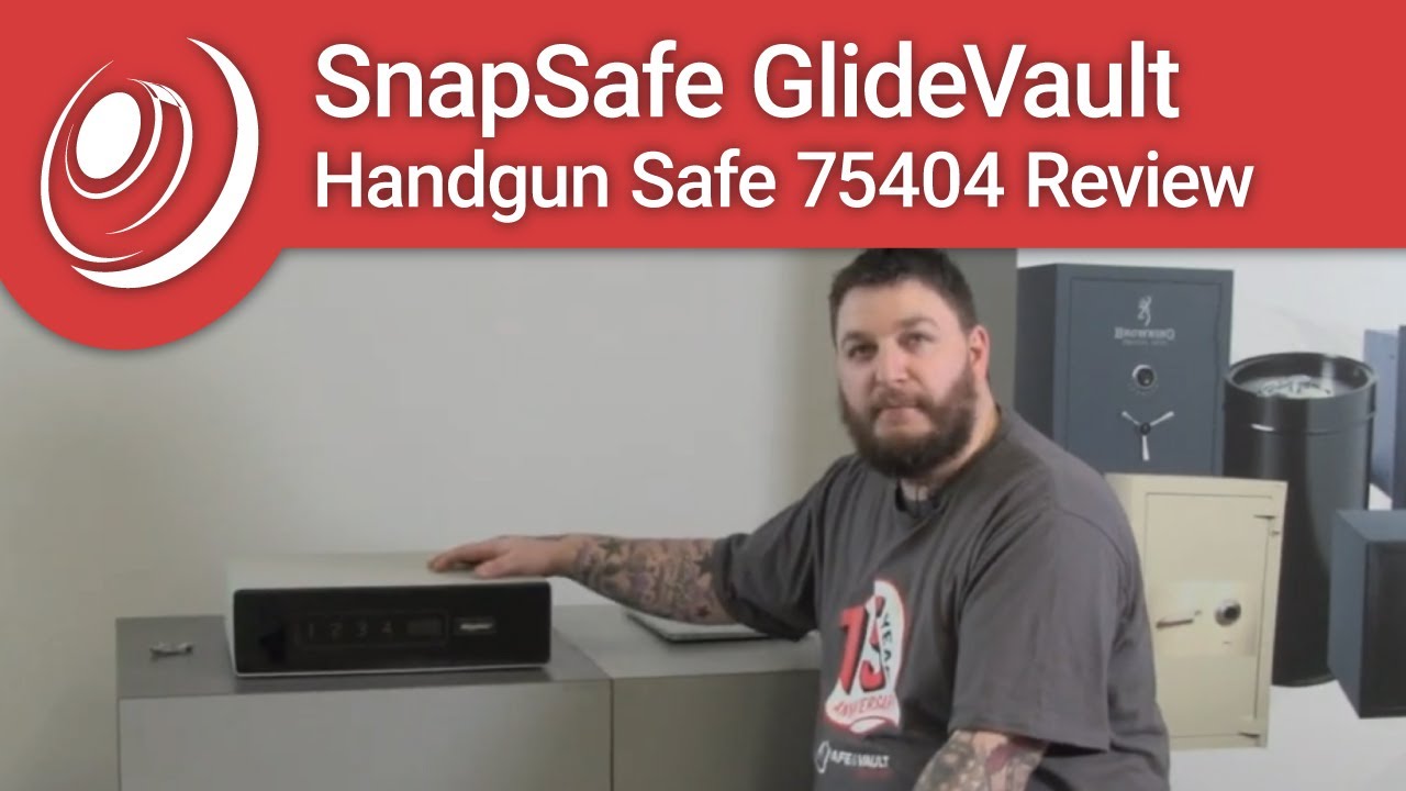 SnapSafe GlideVault Handgun Safe 75404 Review YouTube