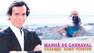 Manhã de carnaval (Julio Iglesias) - karaoke demo version