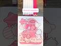 ASMR Coloring ONLY using Pink💗 #asmr #coloring #shorts