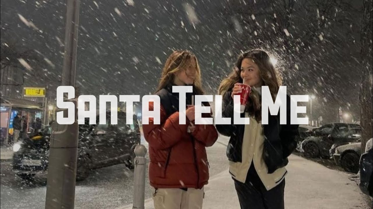 Ariana Grande - Santa Tell Me ( Lyrics+Speed up )|Santa, tell me if you
