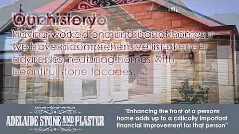 Adelaide Stone Mason & Plaster