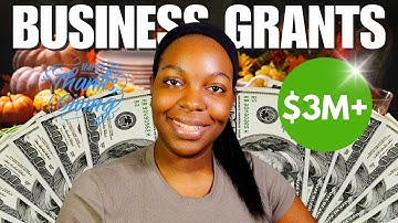 $3MM+ New Business Grants End of November & Early December 2025