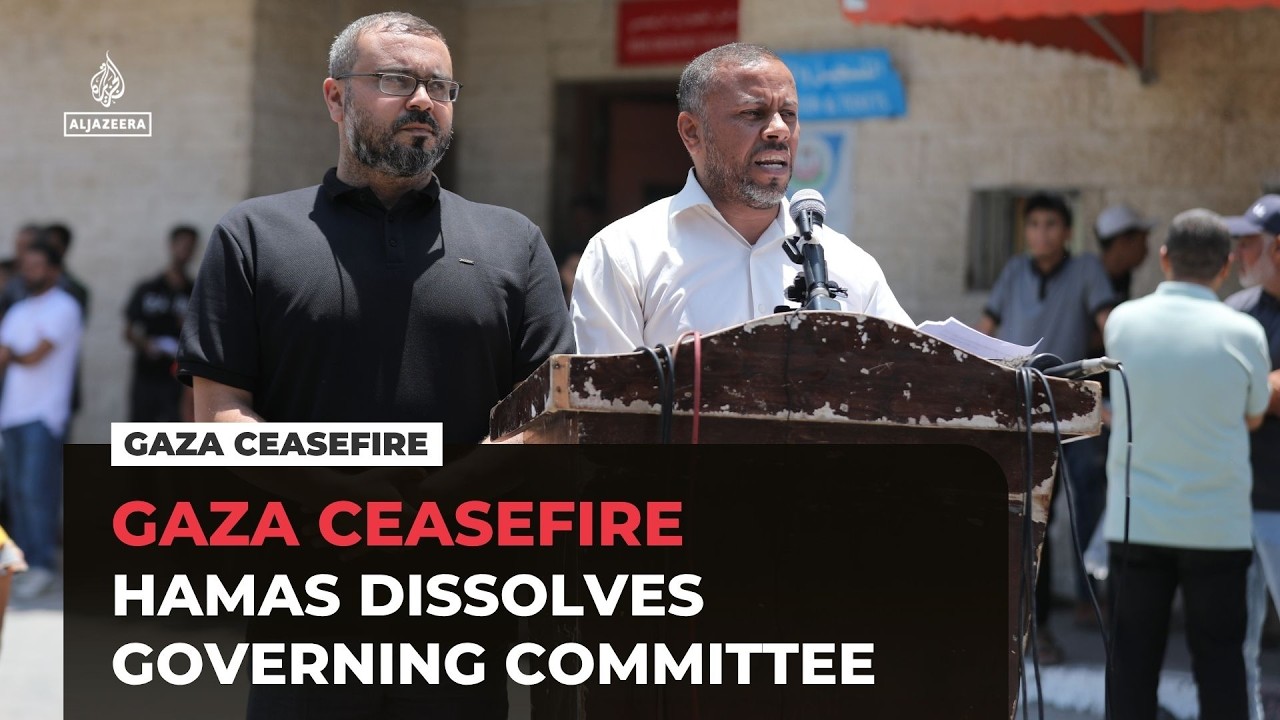 Hamas announces the dissolution of its governing committee in Gaza