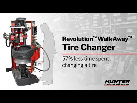 Revolution™ Tire Changer – WalkAway™ Operation