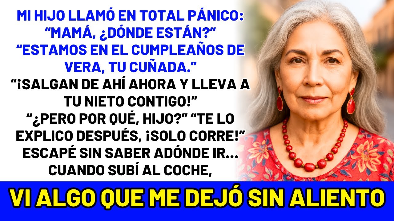 Mi Hijo Me Llamó En Pánico:“Huye De Ahí Ahora Y Trae Al Niño” Escapé…y Lo Que Vi Me Dejó Sin Aliento
