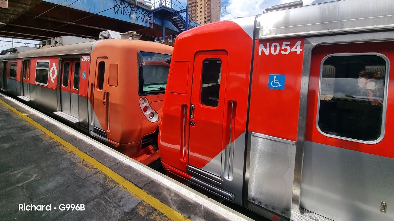 CPTM TUE Série 2070 [2090-N054] NA Estação maua linha 10 turquesa.