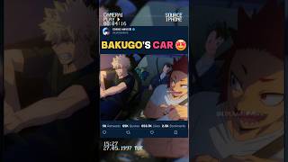 LA VOITURE DE BAKUGO 😱🔥 | #myheroacademia #edit #amv #mha #bnha