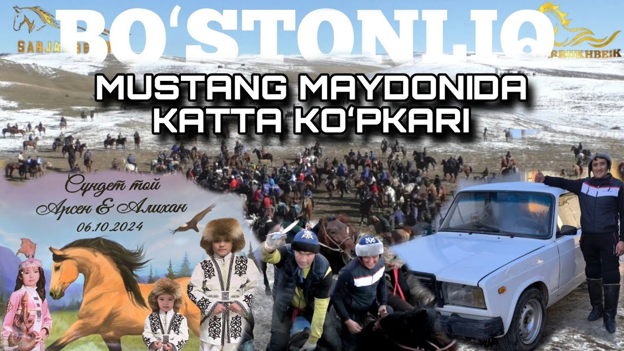 10.12.2024 BOʻSTONLIQ MUSTANG MAYDONIDA KATTA KOʻPKARI TOʻLIQ VIDEO.
