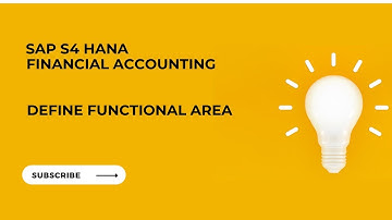 SAP FI- Configuration | Define Functional Area | Transaction Code OKBD