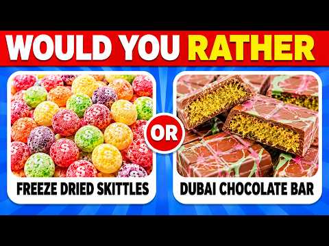 Would You Rather...? 🍬 Pick Your Favorite Sweet Before Time Runs Out! ⏰