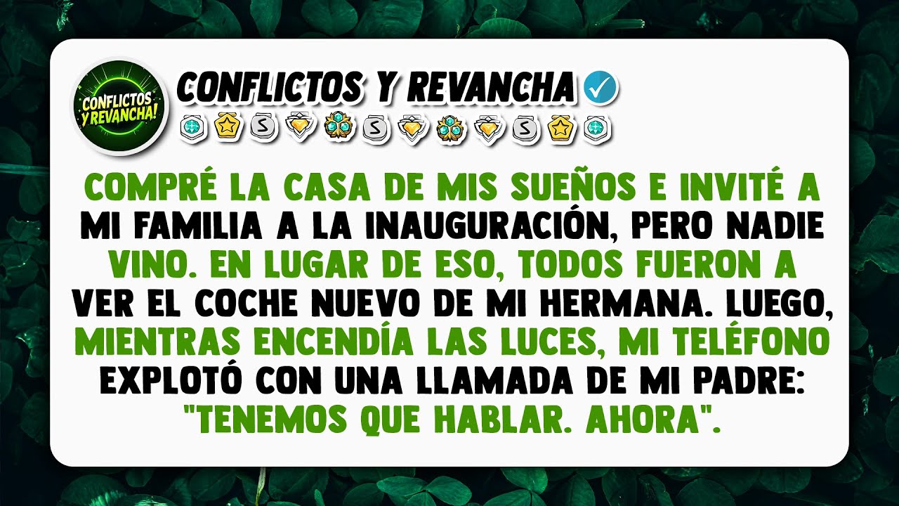 Compré la casa de mis sueños e invité a mi familia a la inauguración, pero nadie vino. Todos fueron