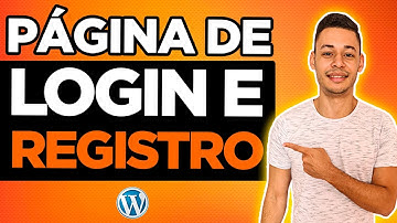 Como Criar PÁGINA DE LOGIN e REGISTRO Personalizados no WORDPRESS (SIMPLES E FACIL)