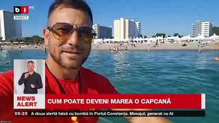 MAREA NU IARTĂ! Răzvan VIZA, salvamar. Avertisment de la salvamarii de pe litoral
