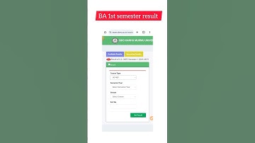 BA 1st semester result (2023 -27) check  kaise kare ।। students #trending #1stsemesterexam #result