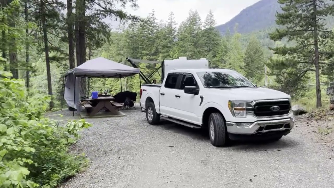 Camping - Nairn Falls Provincial Park and LOTS of Rain