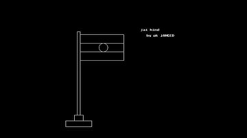 flag using c graphics ||LLT