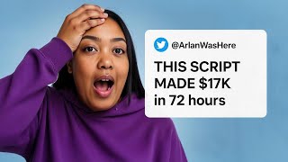 This EXACT Sales Script Earned Me $17,000 in 72 Hours Net Worth