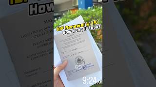 15 mins was all it took to process an International Driving Permit @portaljpj #JPJMalaysia