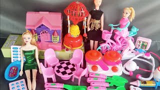 5 Minutes Satisfying With Unboxing Pink Barbie Doll House And Doctor Set Toys Review Toys Asmr