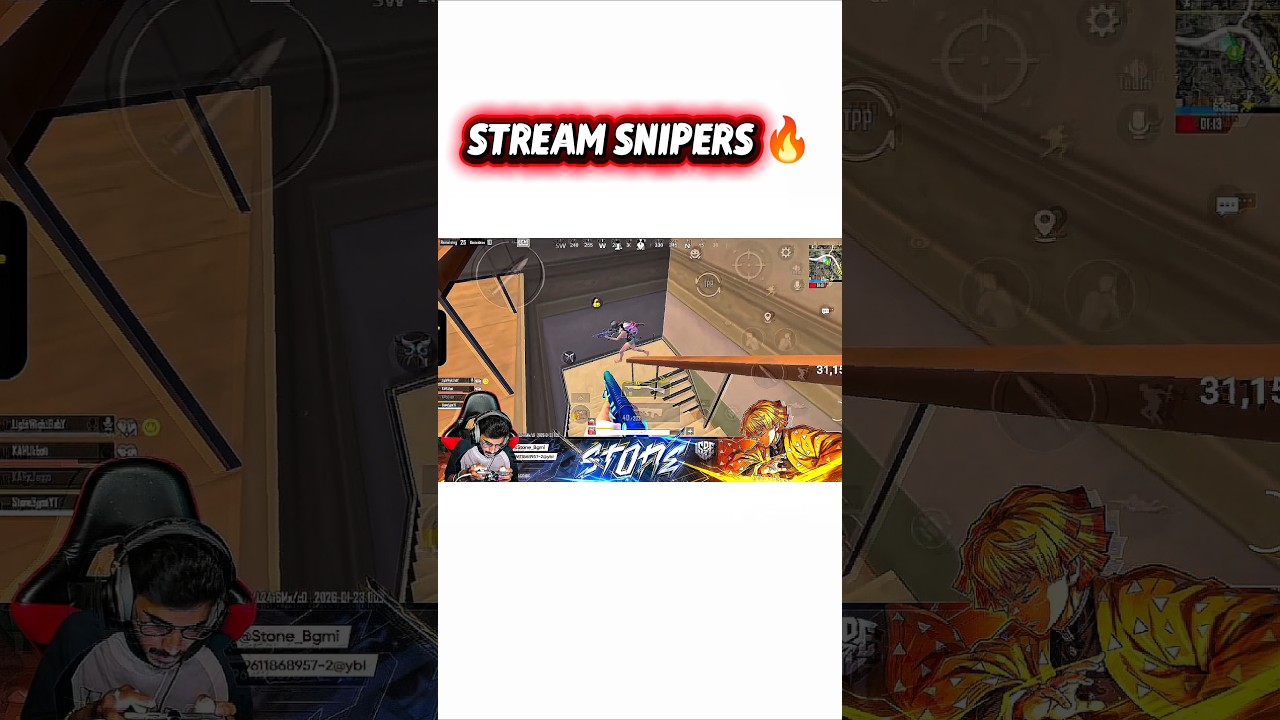 Pump Shotgun vs Stream Snipers 💀 #shorts #bhmi #pubg