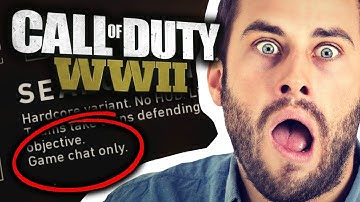 CALL OF DUTY WWII: FORCED GAME CHAT IS BACK!!!