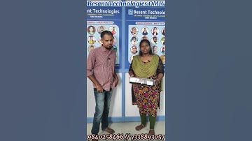 "How I Overcame a 9-Year Career Gap to Land a Data Analyst Job at 3 LPA!" Besant Technologies OMR.