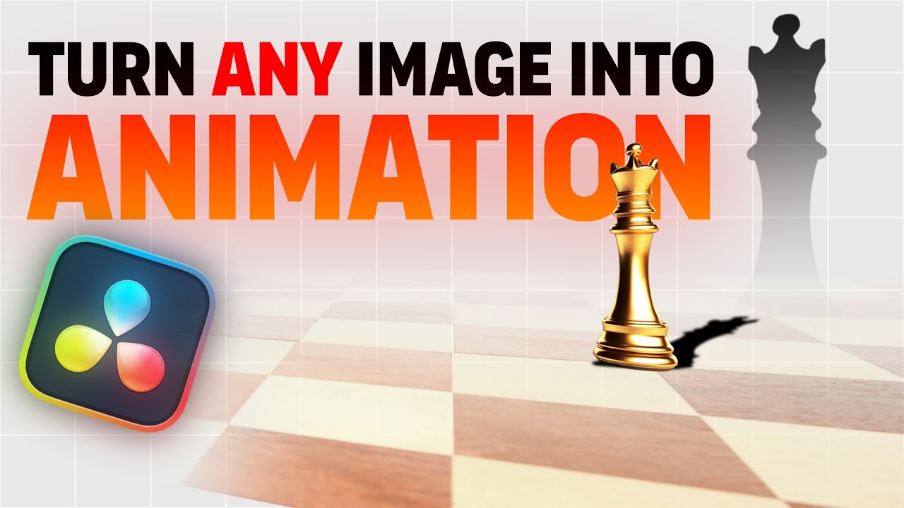 Transforming Images into Cinematic Magic in DaVinci Resolve! Chessboard Animation