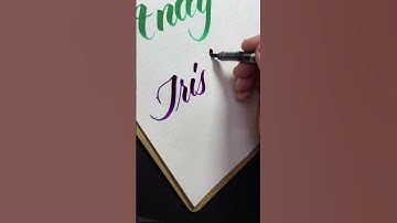 #trisha #brushlettering #rhodiapad #karinmarkers #calligraphy #lettering
