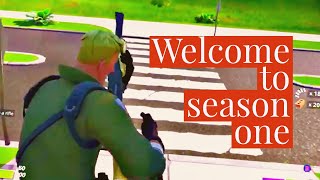 My First Game Of Fortnite: Chapter 2, Season 1!!!