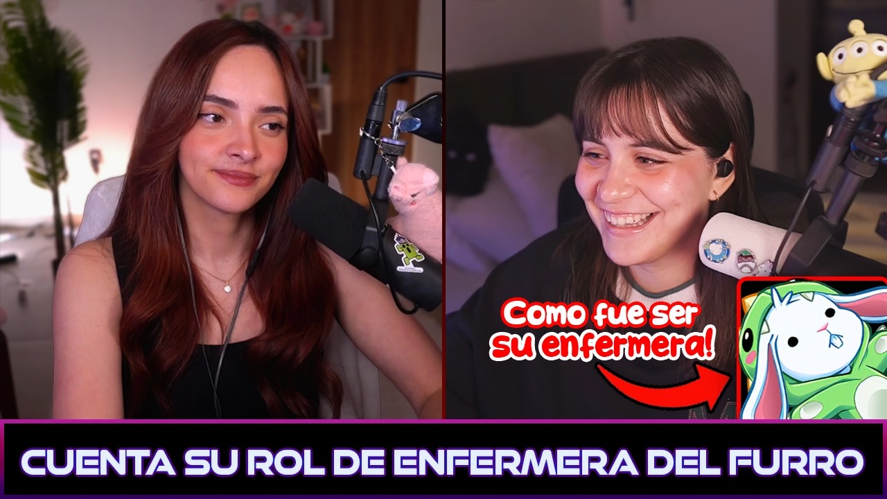 VICKY LES CUENTA A ROCÍO Y STEPHANIE cómo fue su PAPEL DE ENFERMERA del Furro #vickypalami #twitch