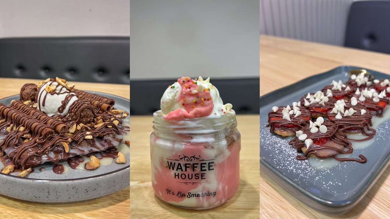 💢വളരെ ലൈറ്റ് ആയിട്ട് കുറച്ച് മധുരം കഴിക്കാൻ ഇറങ്ങിയതാ‼️ | Waffles | Ice Cream | #refillyourtummy