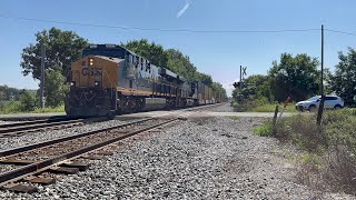 CSX Trains in Sterling Ohio 8/21/2026 | CSX New Castle Subdivision 