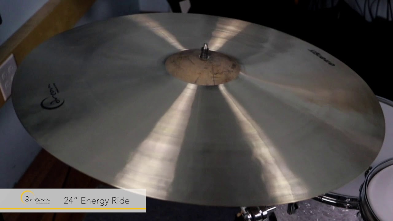 Dream Cymbals 24" Energy Ride YouTube